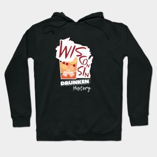 Wisconsin Logo Dark Hoodie